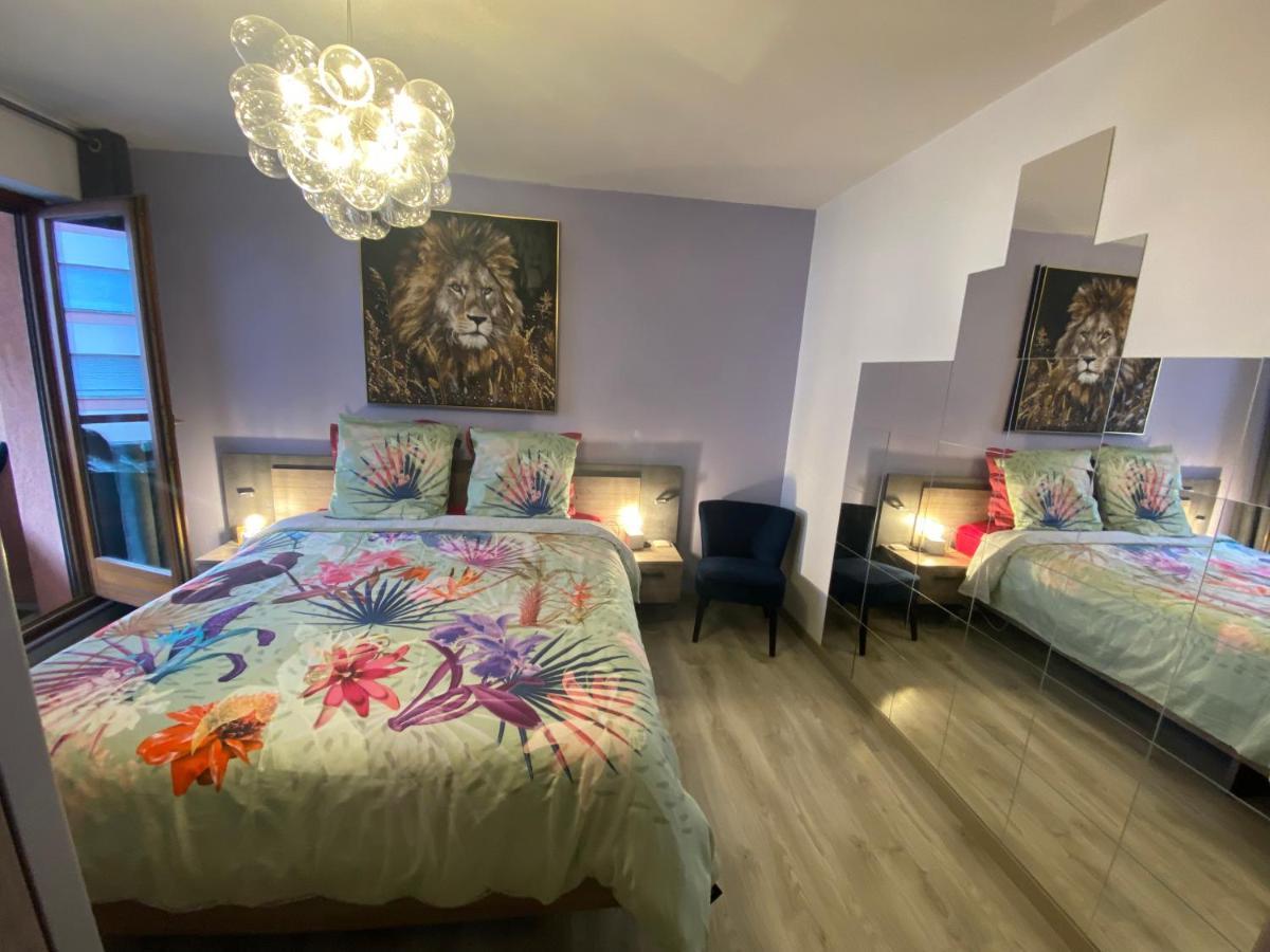 Mallo'S Lodge Avec Parking Gratuit Et 2 Balcons 科尔马 外观 照片